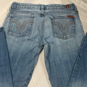 7 for all mankind, skinny style size 28.